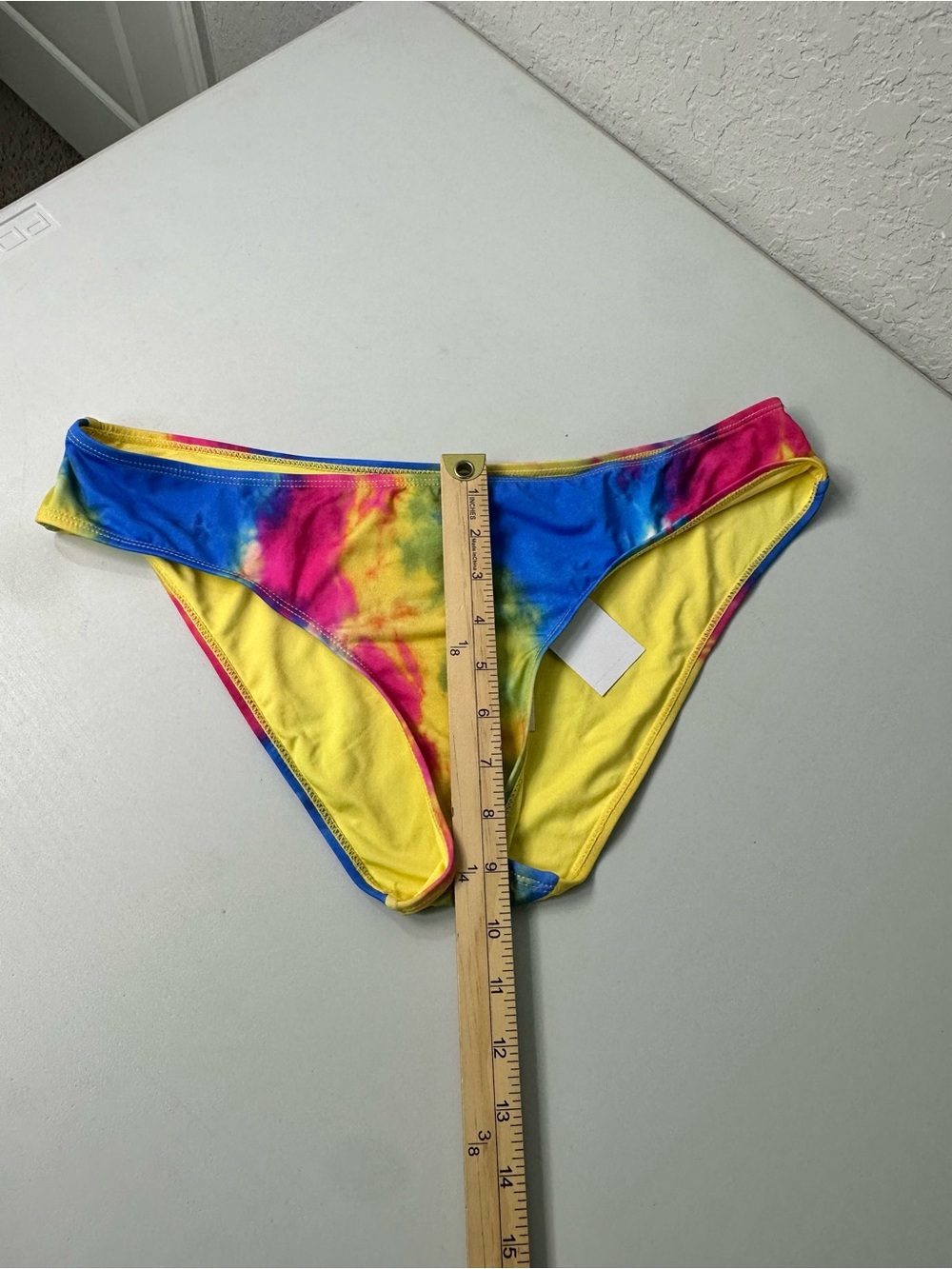 Lucky Brand Women’s Multicolored Tie Dye Boho Retro Vibes Bikini Bottom Size XL - Picture 6 of 6